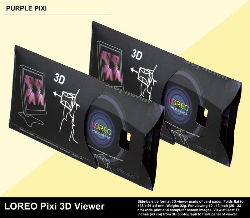 LOREO Pixi 3D Viewer - Folded Flat in Case