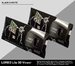 LOREO Lite 3D Viewer - Black & White - Folded Flat in Case - Black & White