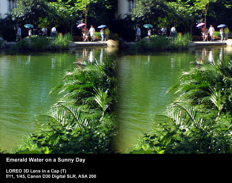 Emerald Water on a Sunny Day